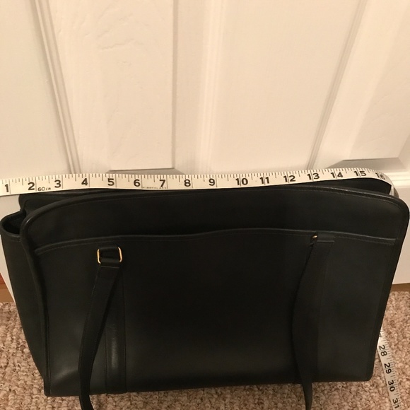 Vintage 1990 Coach Leather Zipper Satchel Unused! - Picture 15 of 16